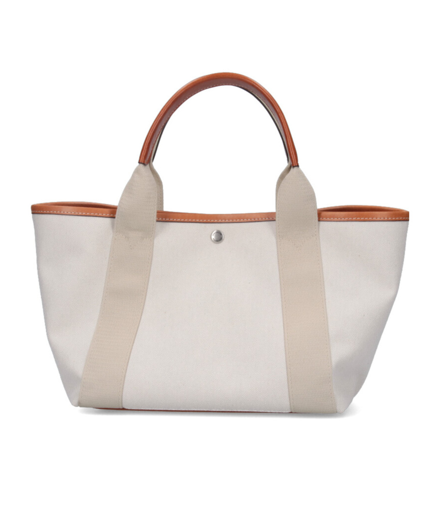 Balenciaga Sand Canvas Small Biarritz Shopping Bag