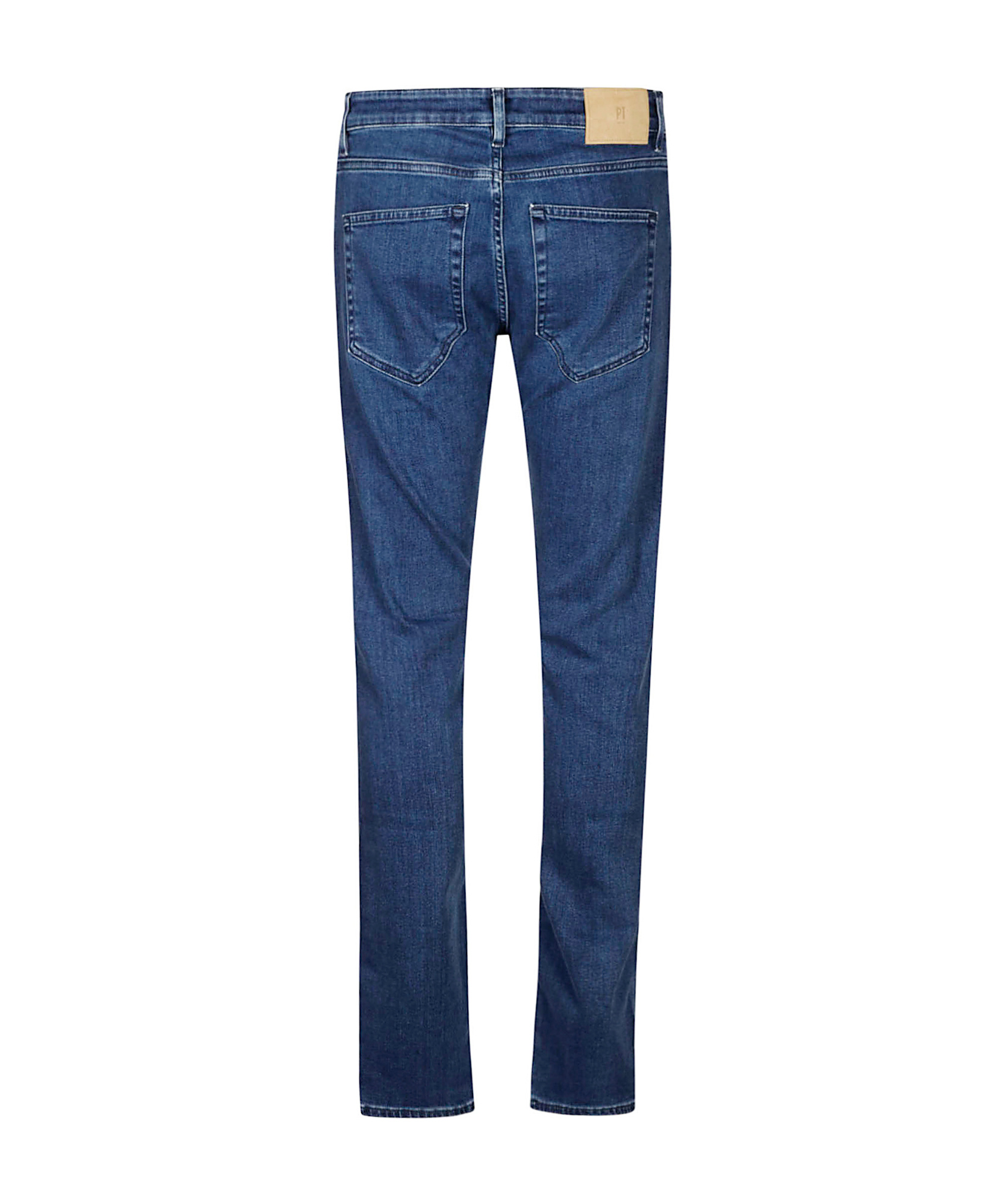 Pt Torino Slim Fit Denim Jeans With Lived-in Look In Blue