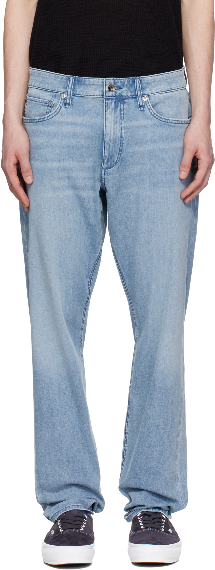 Rag & Bone Blue Fit 3 Athletic Fit Jeans