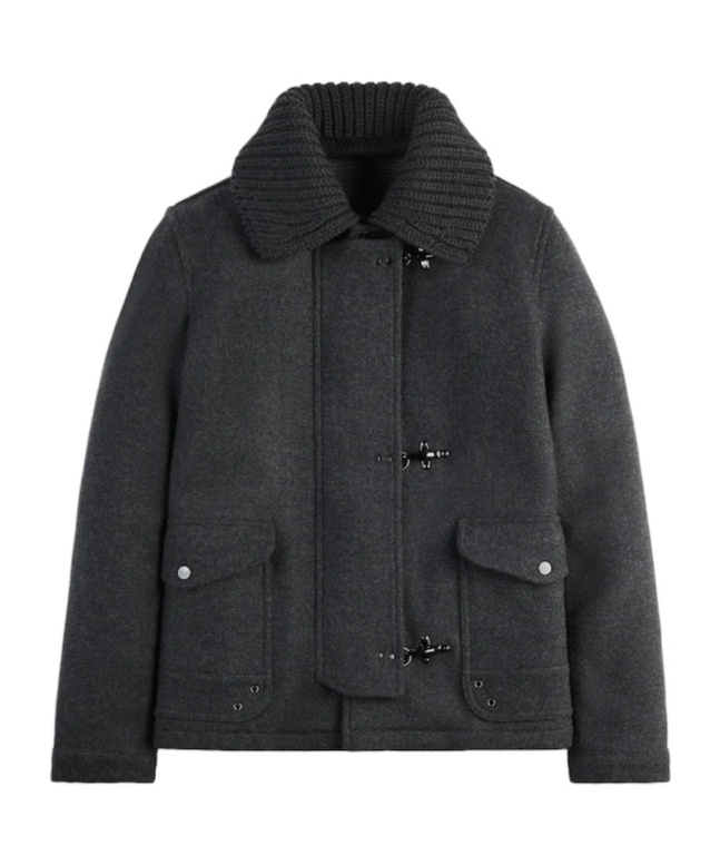Fay 3 Ganci Wool Jacket In Gray