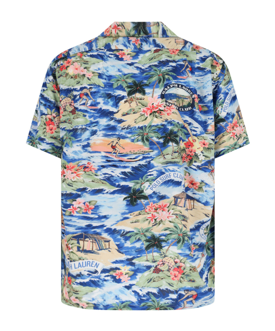 Polo Ralph Lauren Short Sleeve Tropical Print Lightweight Shirt In Multicolor