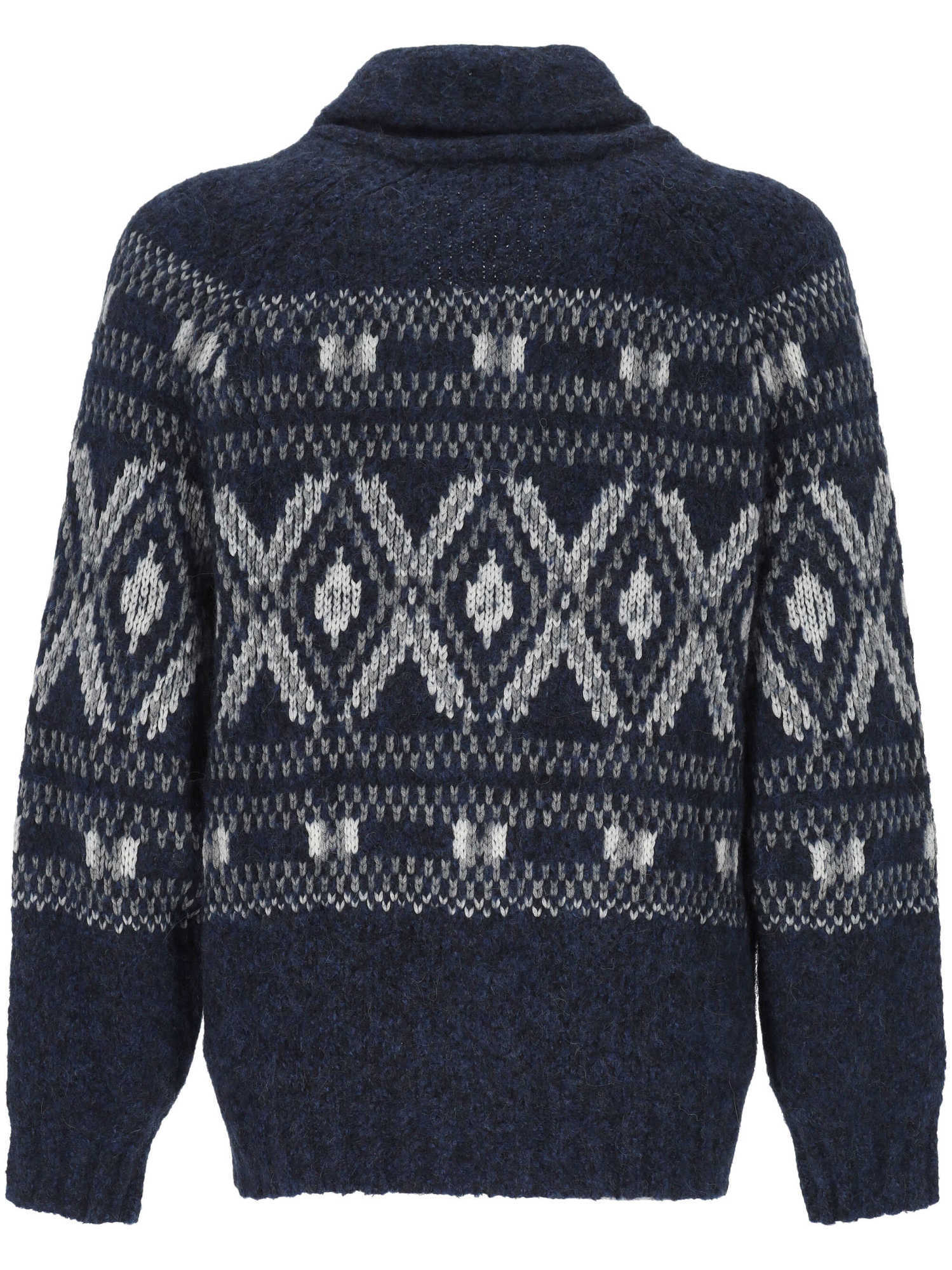 Brunello Cucinelli Long Sleeve Cardigan In Blue