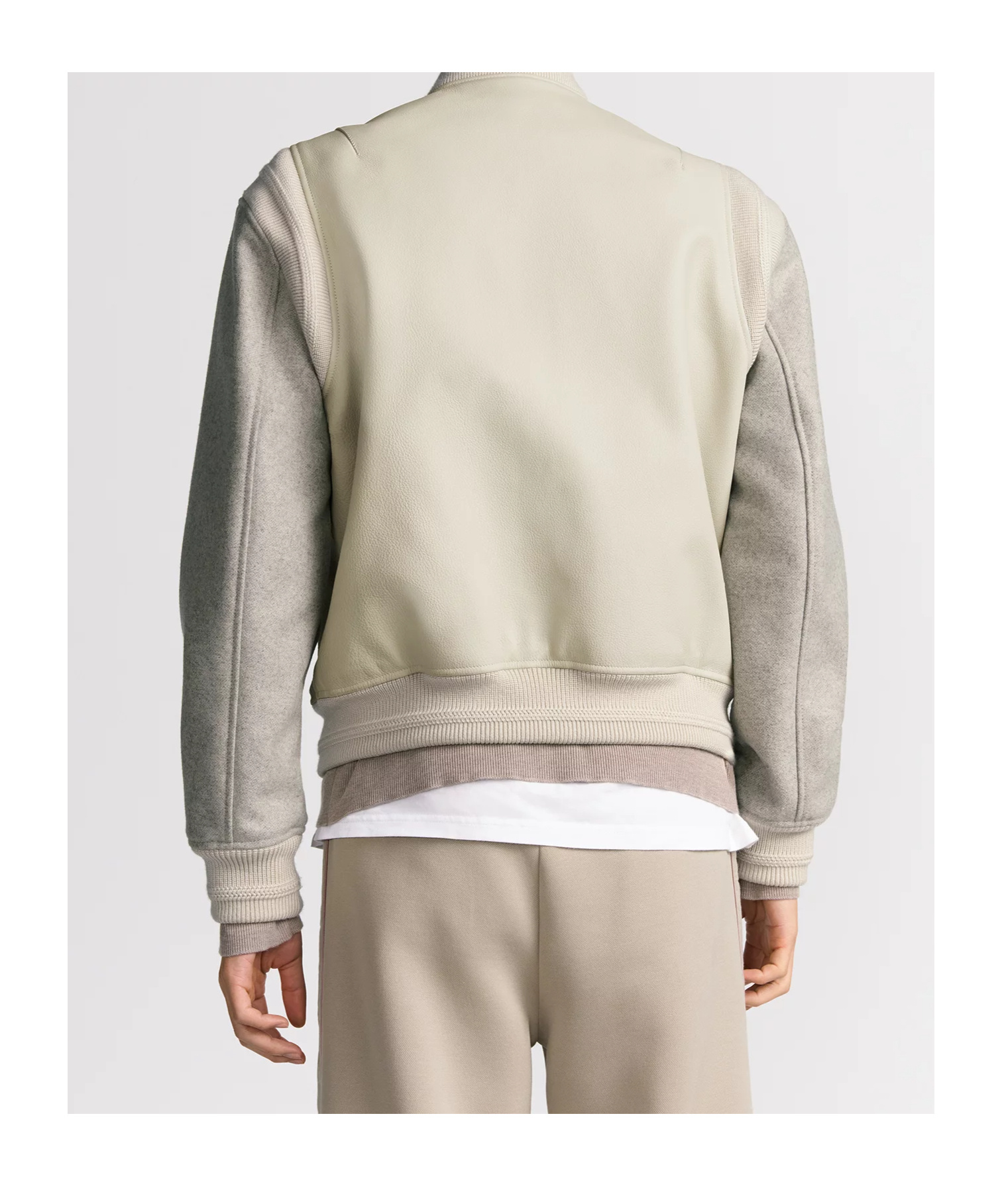 Dior Cd Icon College Style Jacket In Nude