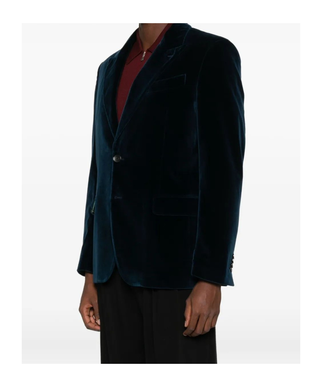 Etro Single-breasted Blazer In Black