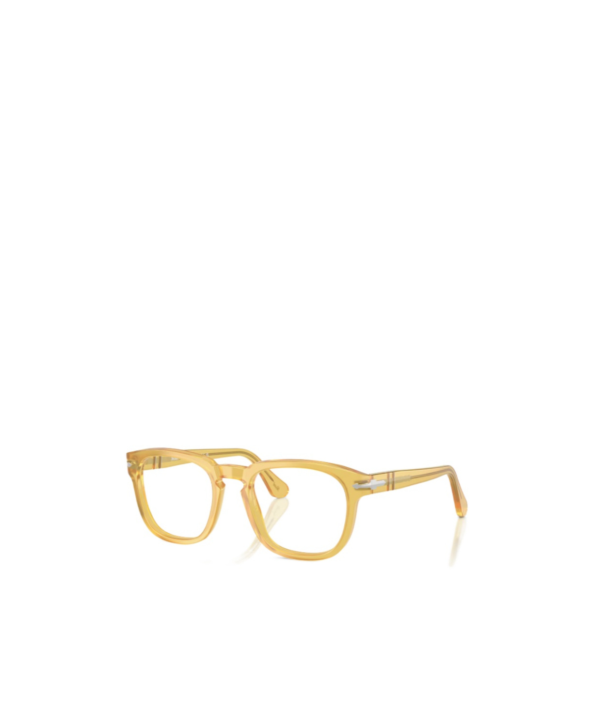 Persol Geometric Eyeglass Frames In Yellow