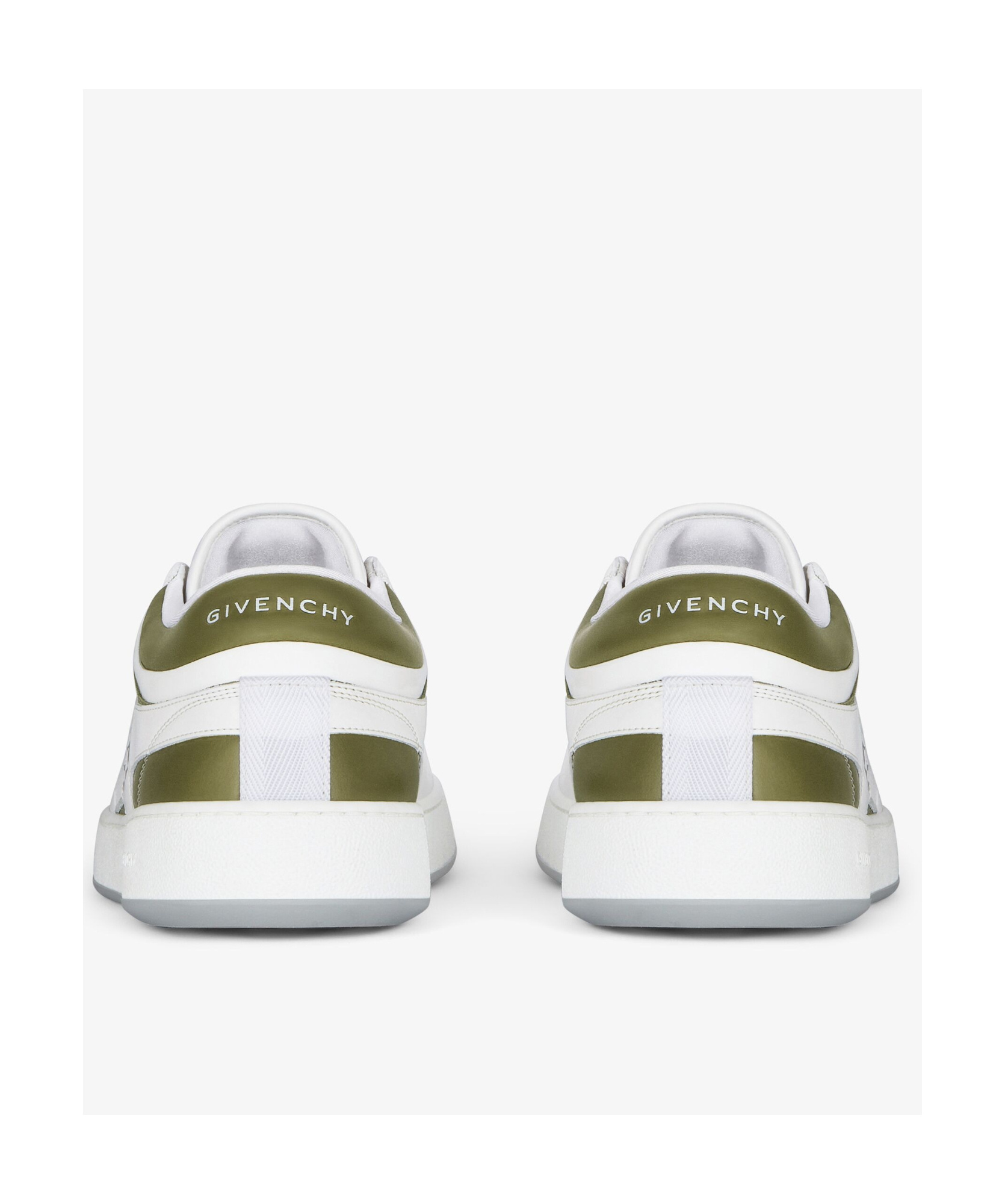Givenchy G Move Leather Sneakers In White