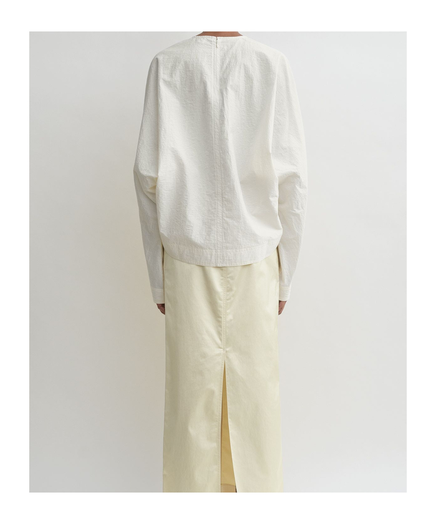 Totême Long-sleeved Top In White