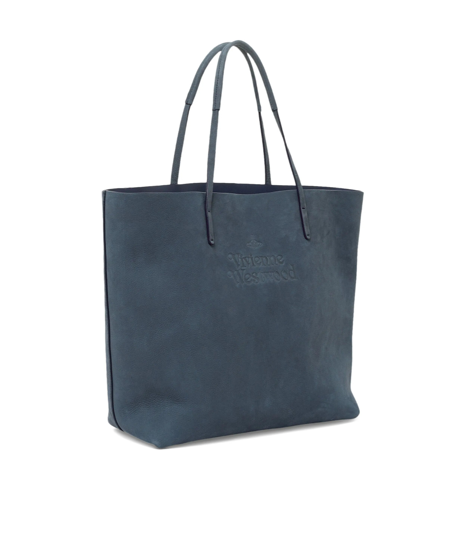 Vivienne Westwood Embossed Shoulder Bag In Blue