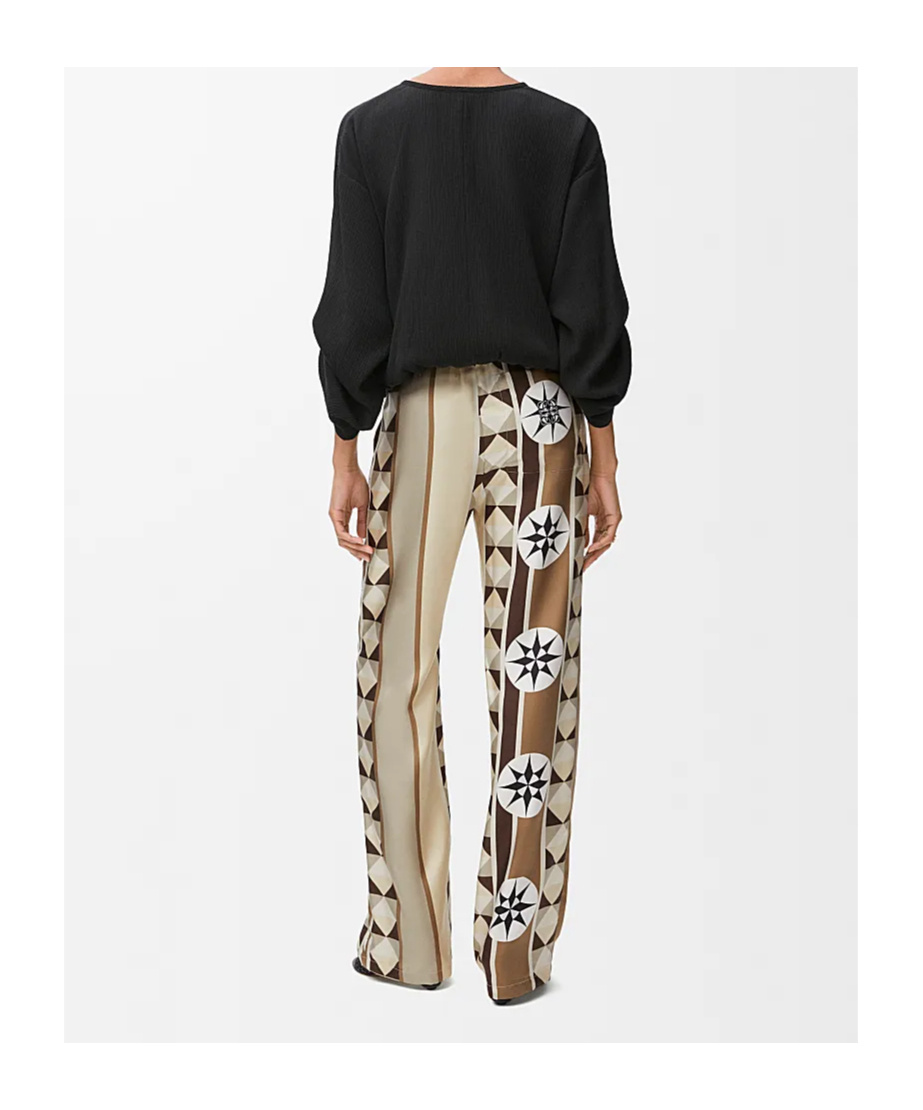 Loewe Blouse In Cotton And Silk In Black