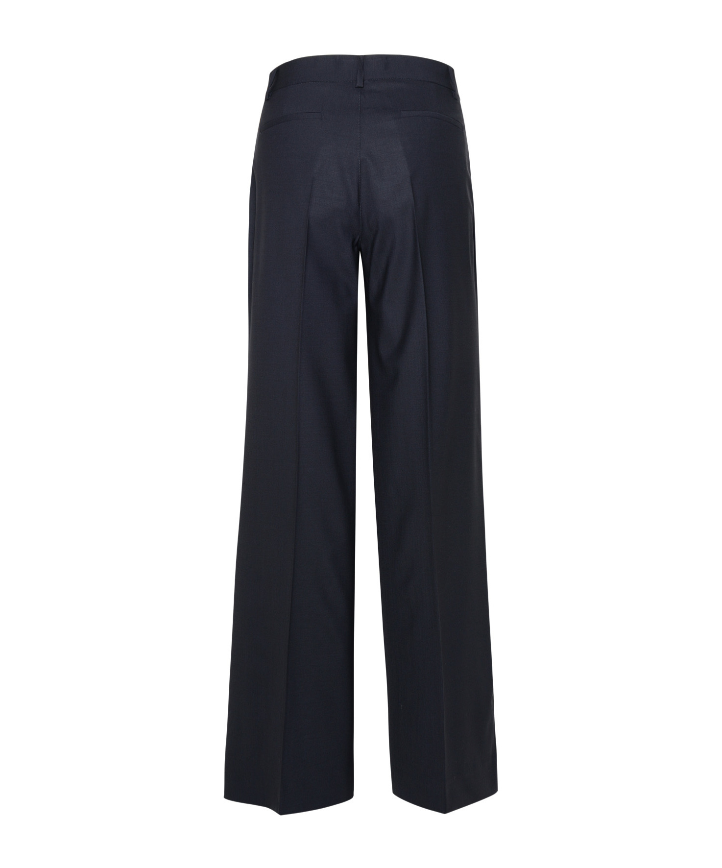 P.a.r.o.s.h Twill Wide Tailored Trousers In Black
