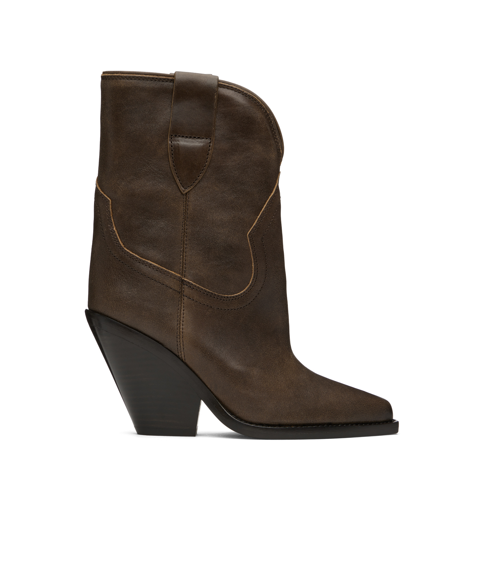 Shop Isabel Marant Pointed Short Boots In Black