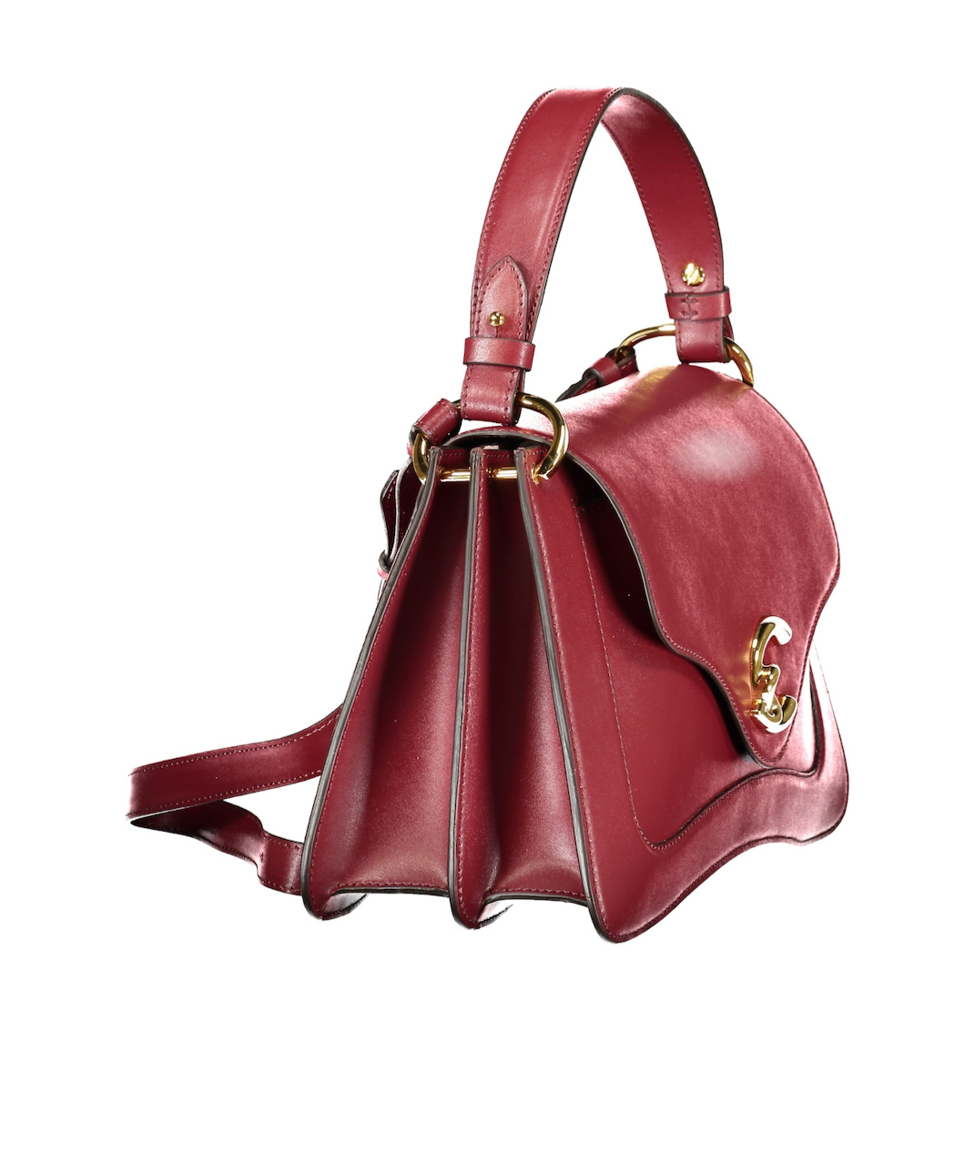 Coccinelle Red Leather Women Handbag In Red
