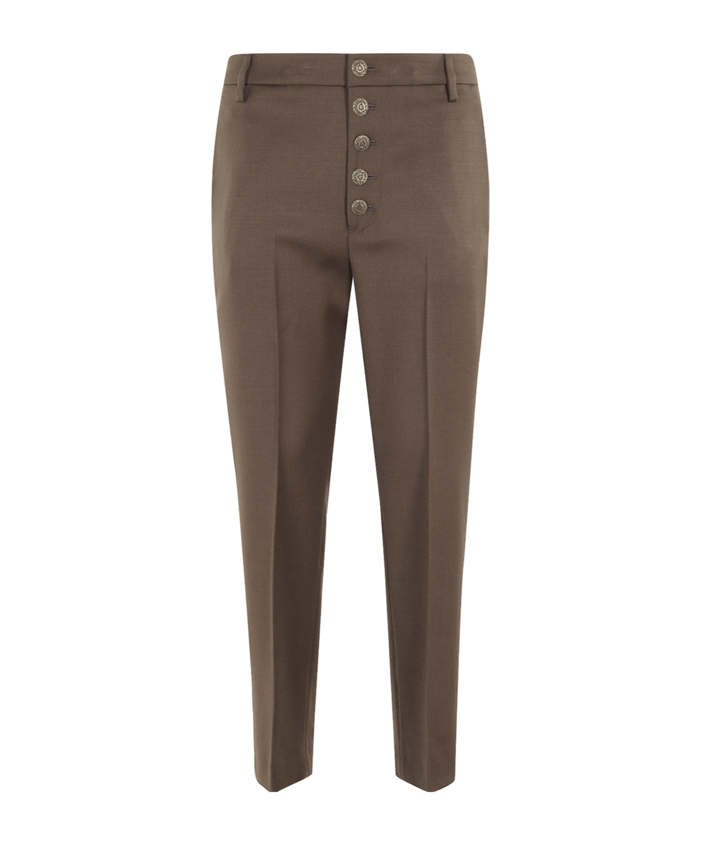 Dondup Belt Loops Slacks In Brown