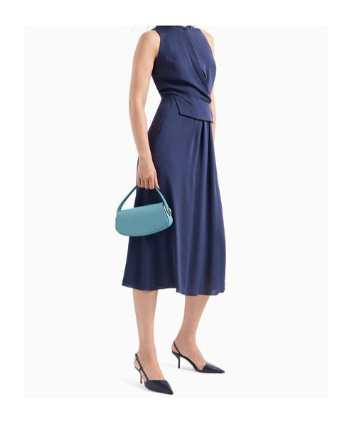 Giorgio Armani Top-handle Tote Bag In Blue