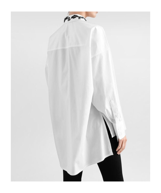 Dolce & Gabbana Dolce&gabbana Floral Lace High-low Button-up Shirt In White