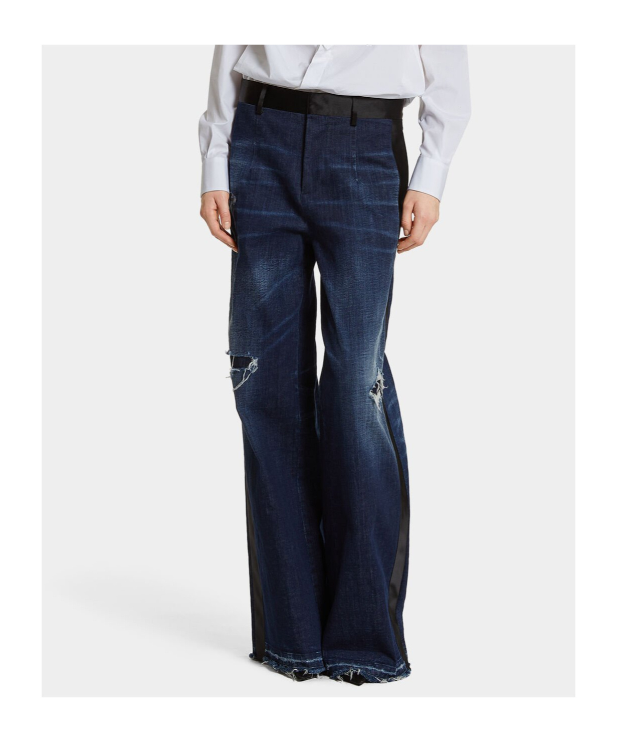 Shop Dsquared2 Wide-leg Jeans In Blue