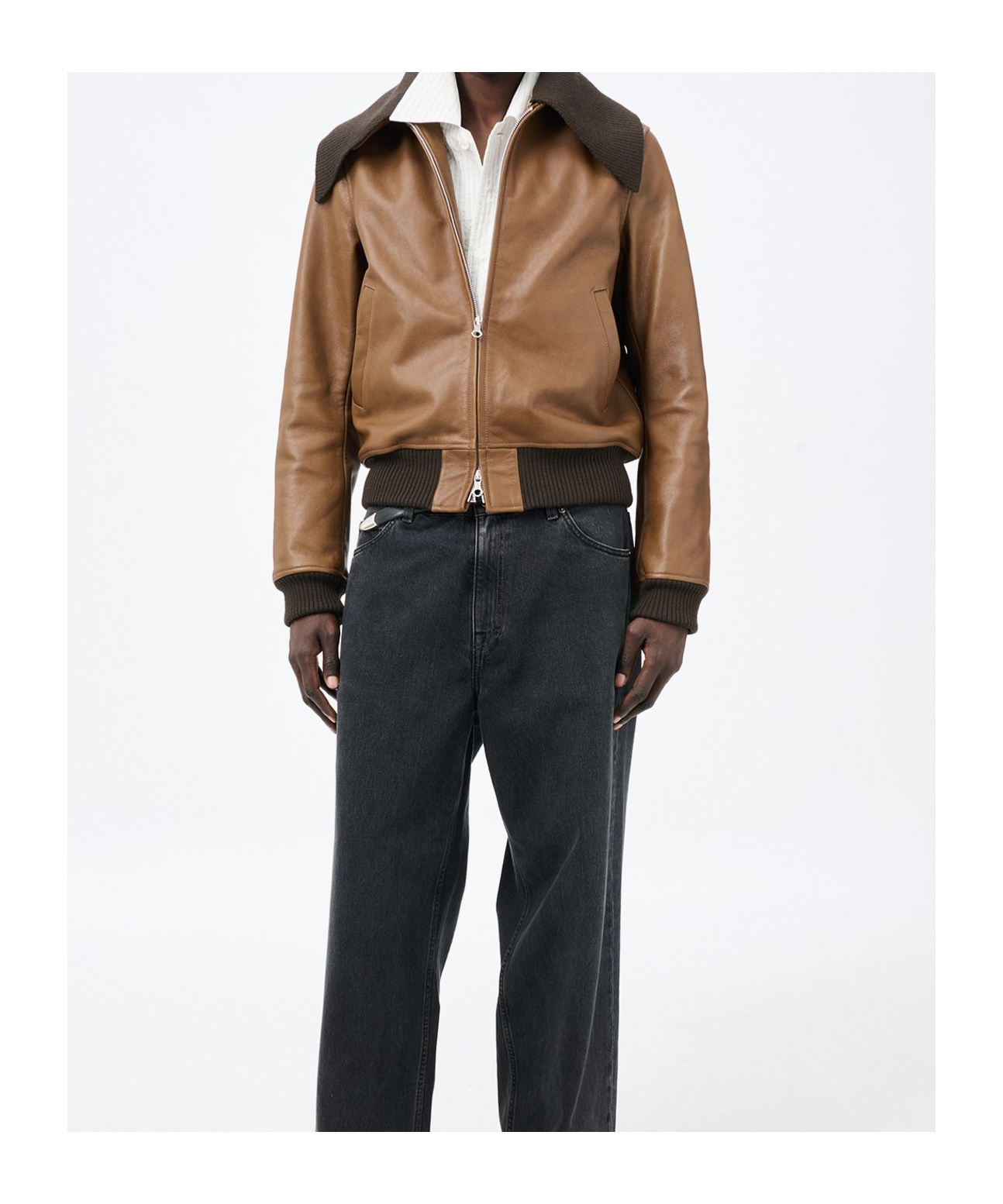 Our Legacy Pharos Leather Bomber Jacket