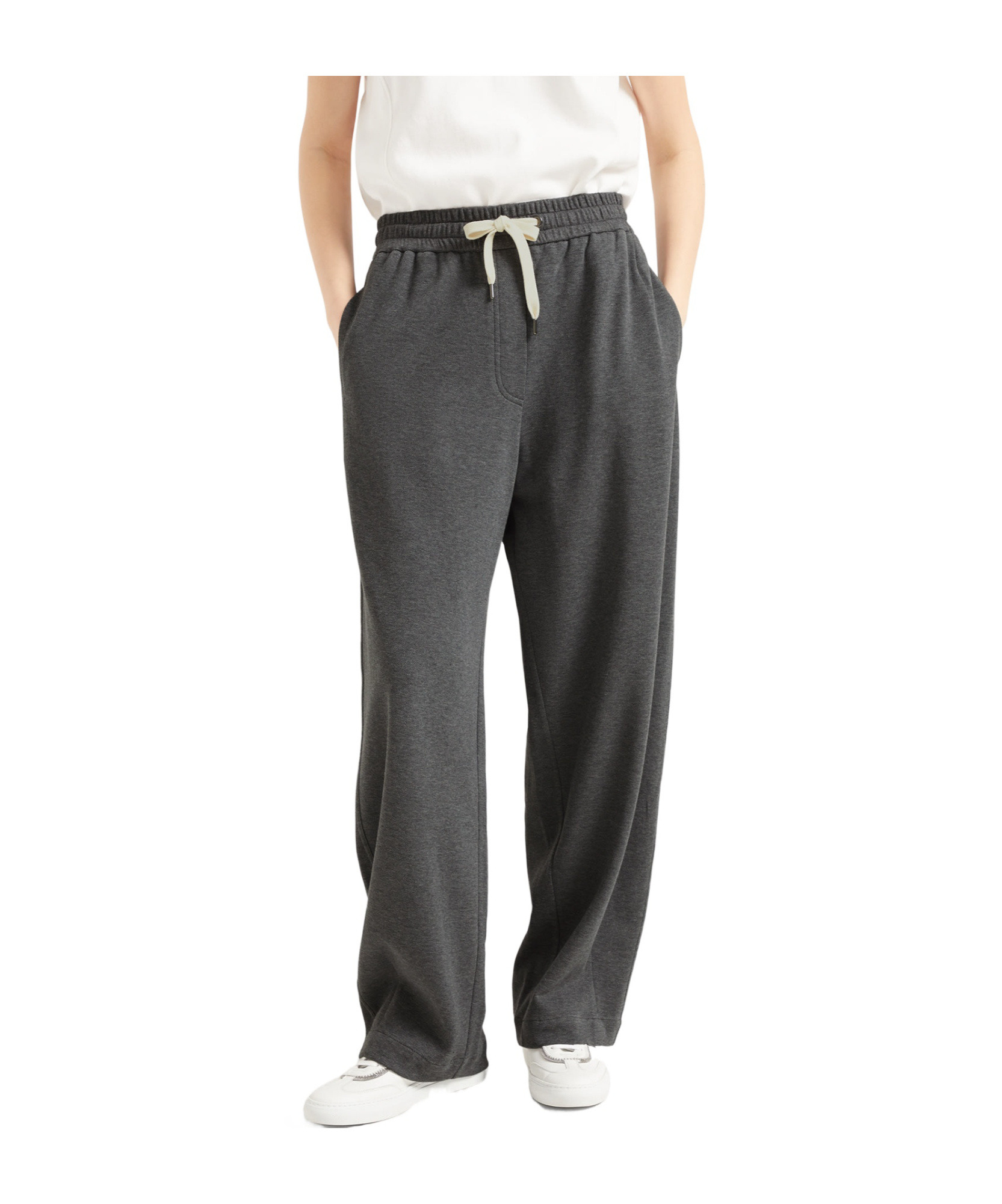 BRUNELLO CUCINELLI DRAWSTRING TRACK PANTS
