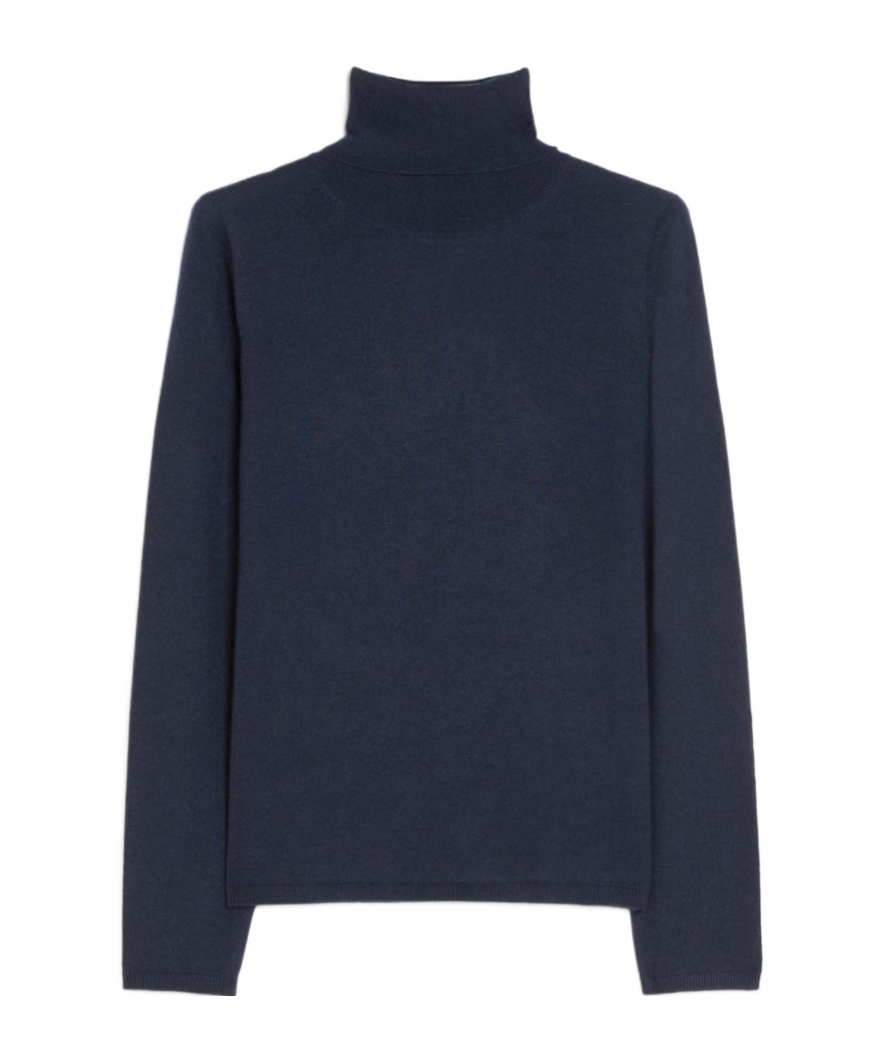 Max Mara Long-sleeved Sweater In Black