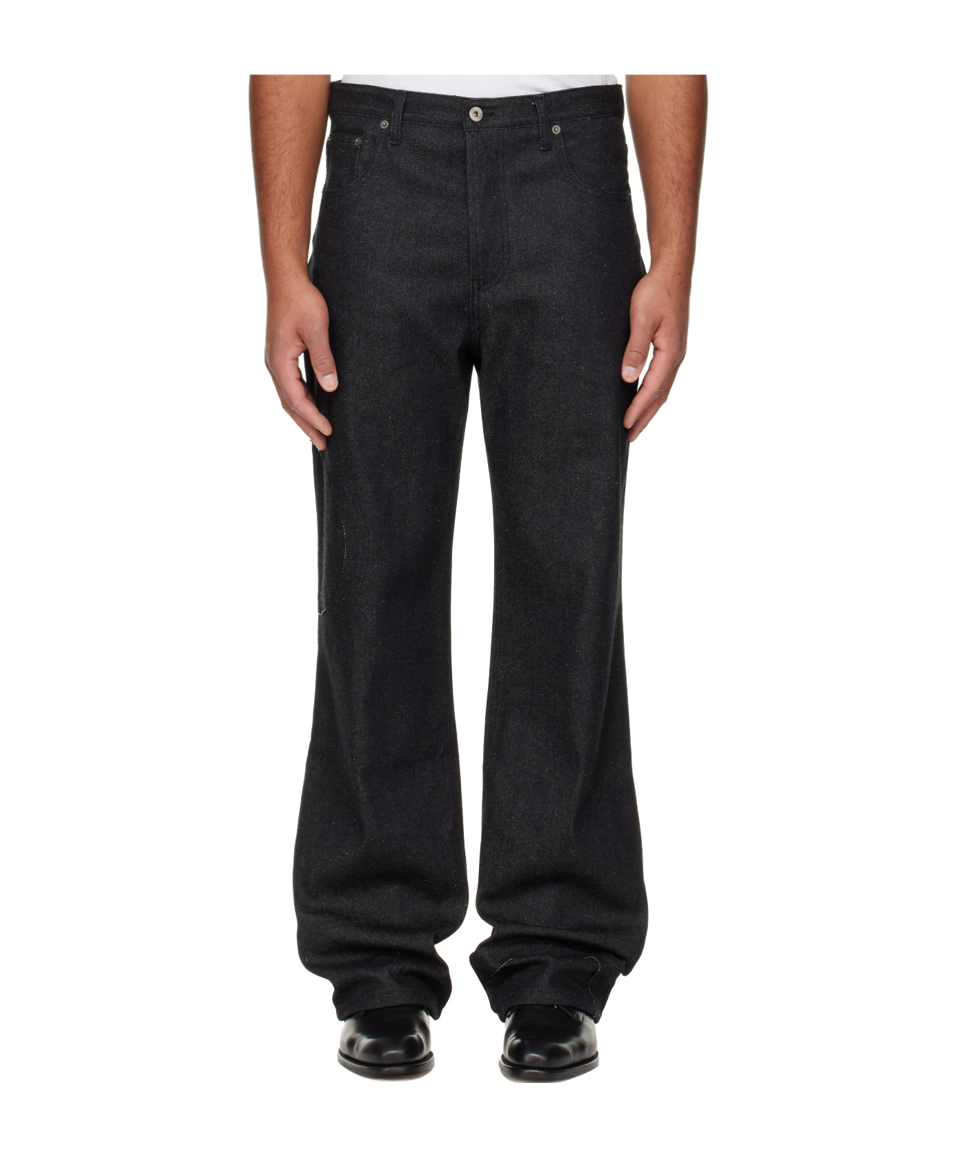 Edward Cuming Circle Window V01s Jeans In Black