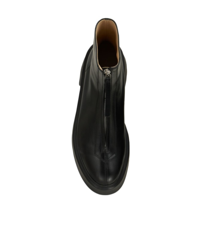 THE ROW ROUND-HEAD SHORT BOOTS