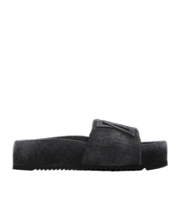Vic Matie Signature Slide Sandals In Black