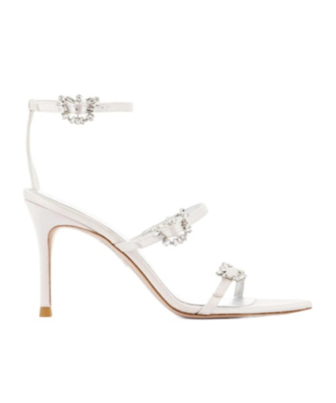 Sophia Webster Pointed High-heeled Sandals In White