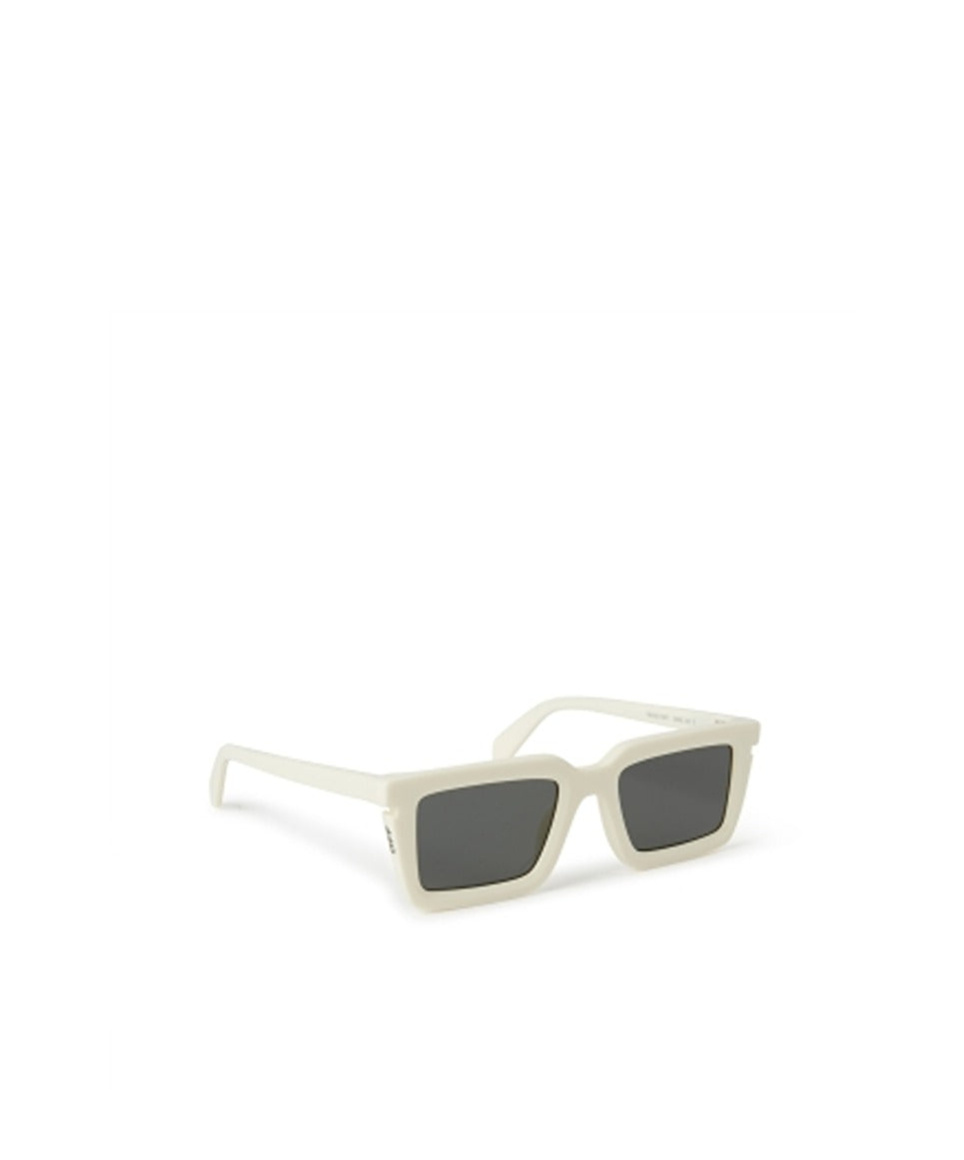 Off-white Arthur Rectangular Frame Sunglasses In Gray