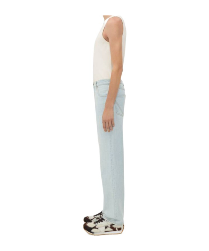 Bottega Veneta Extra Bleached Straight Jeans In White