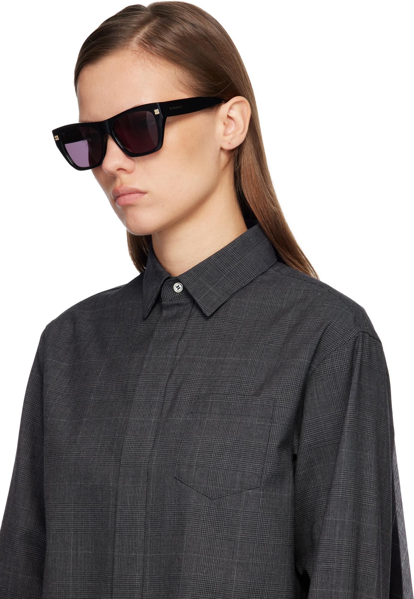 Givenchy Black Gv Day Sunglasses In Black