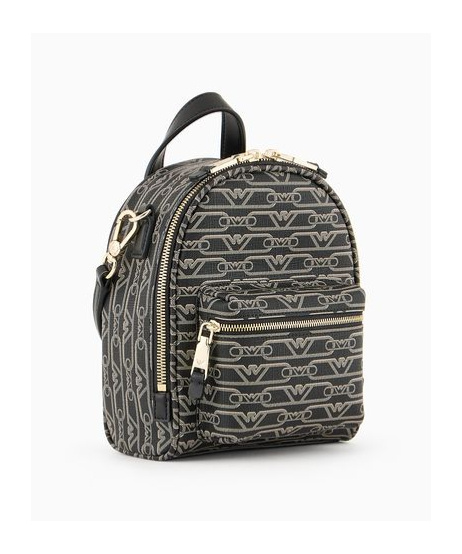 EMPORIO ARMANI JACQUARD-PRINT BACKPACK