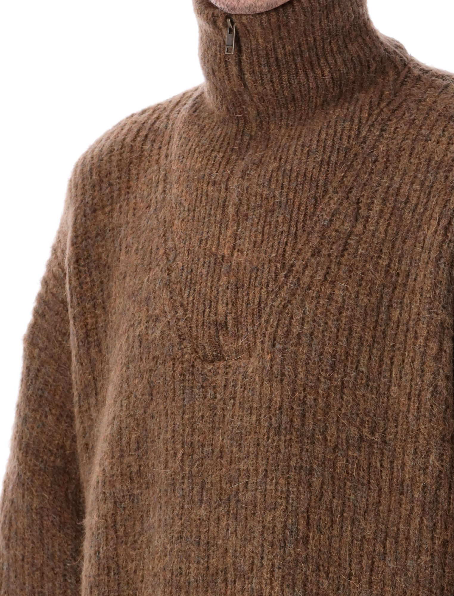Isabel Marant Long Sleeve Sweater In Brown