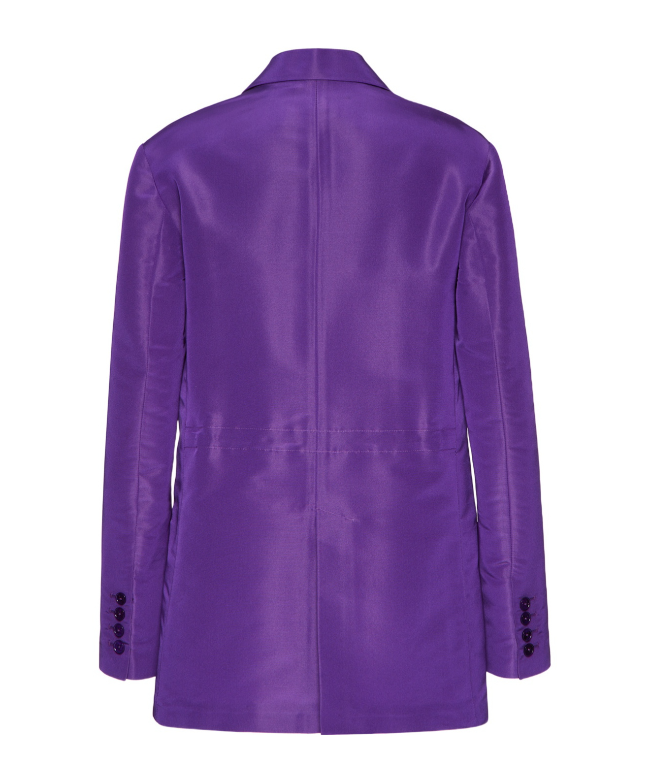 Valentino Peak-lapel Single-breasted Jacket In Purple