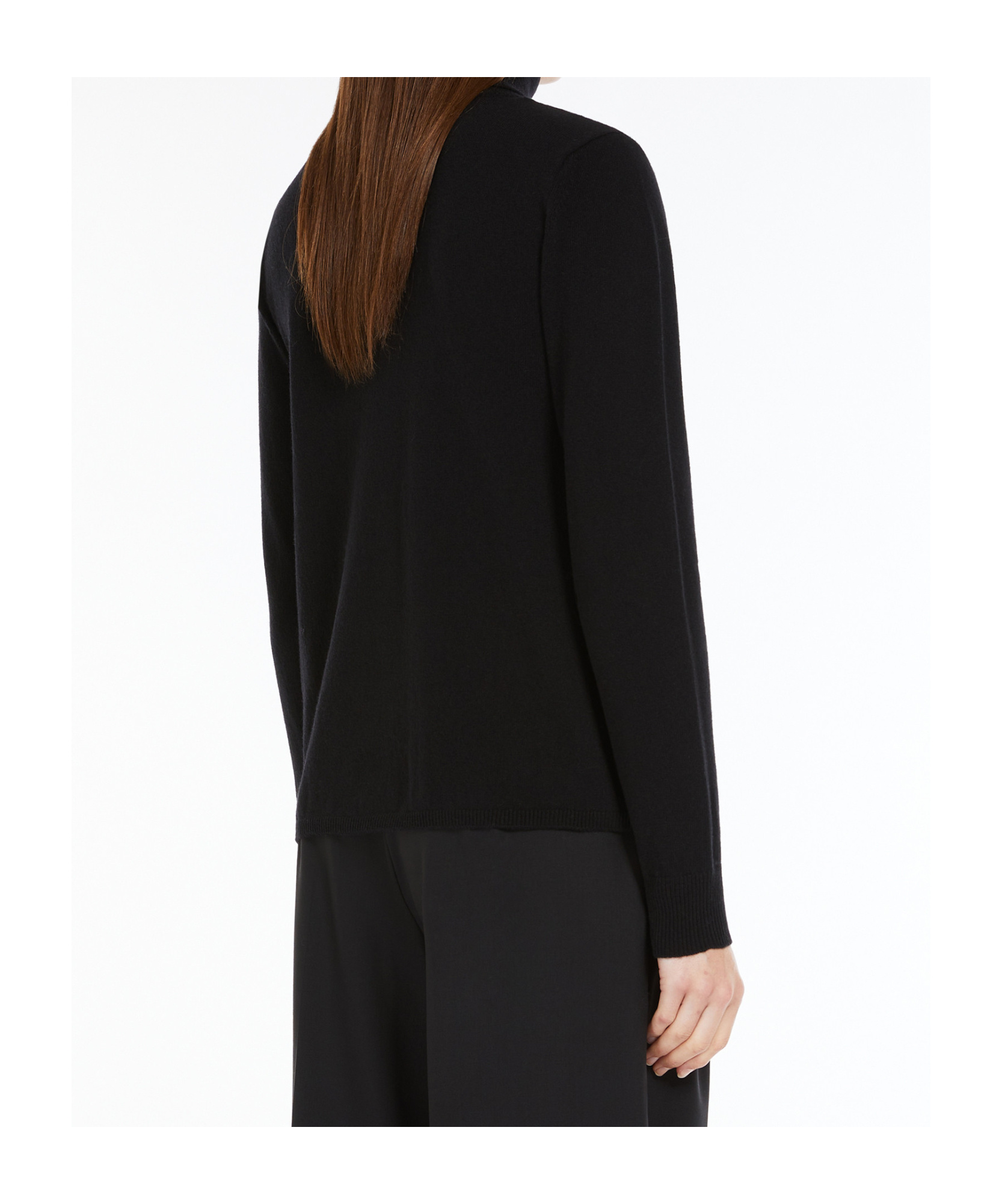 Max Mara Wool Sweater In Black