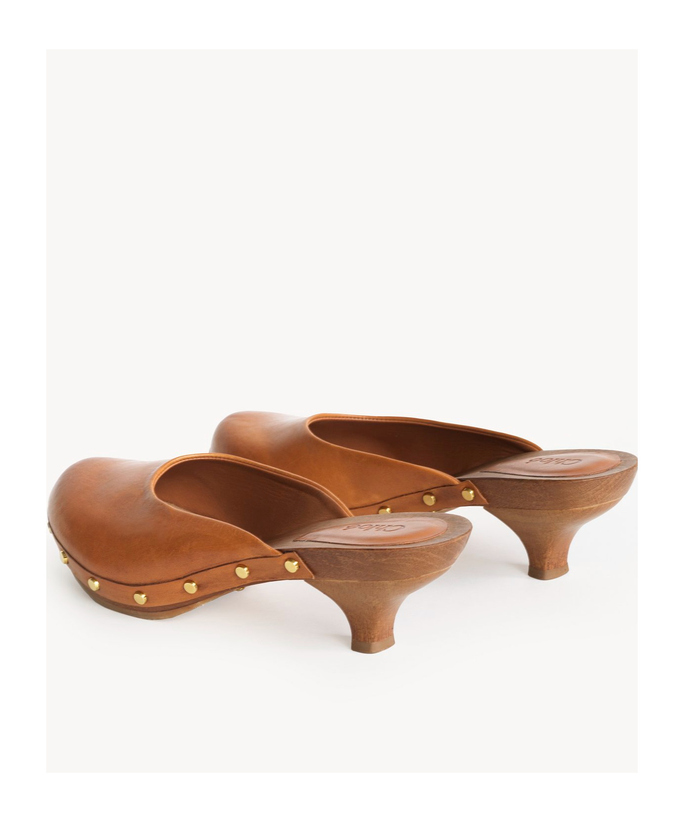 Chloé Judith 40mm Clogs In Brown