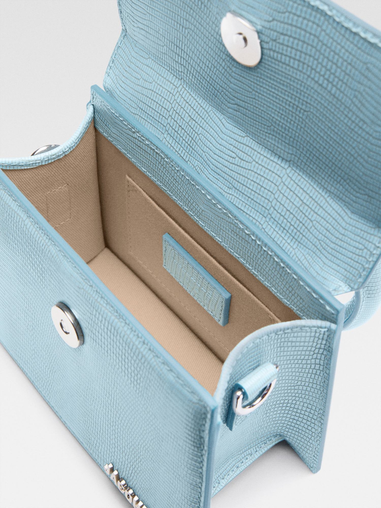 Jacquemus Medium Flip Shoulder Bag In Blue