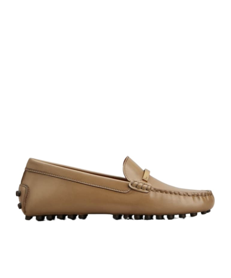 Tod's Round-head Minoccasin-bean Shoes In Brown