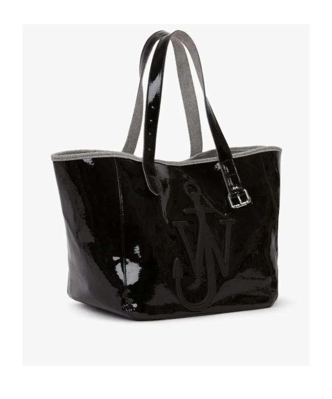 Jw Anderson Belt Tote - Coated Denim Tote Bag