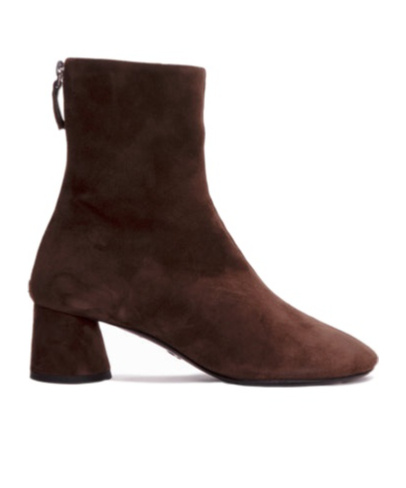 Proenza Schouler Zipped Heeled Ankle Boots In Brown