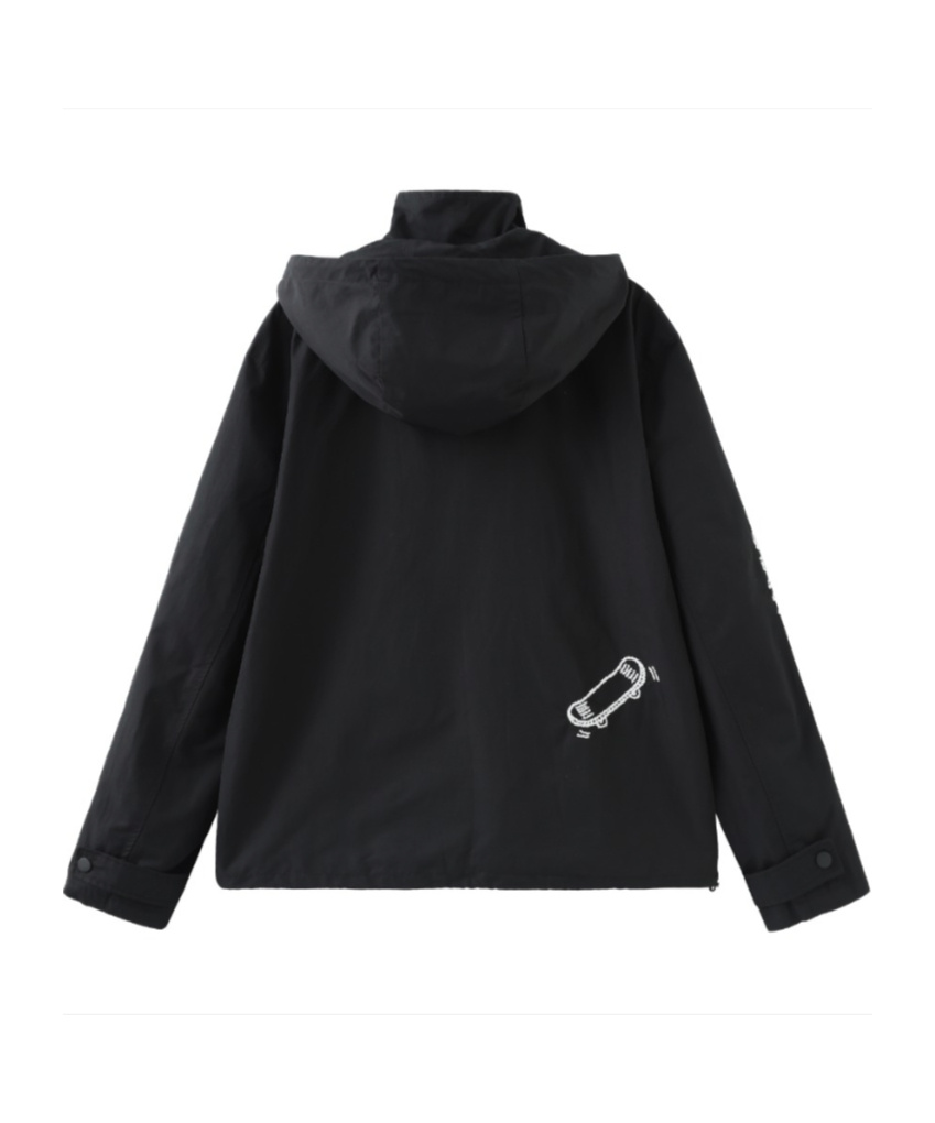Marissa Chiara Hooded Jacket In Black