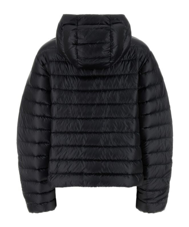 Jil Sander Long-sleeved Down Jacket In Black