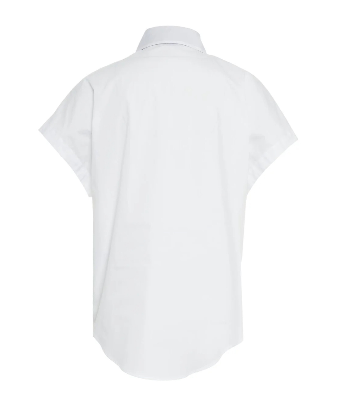 Herno Button-down Short-sleeved Shirt In White