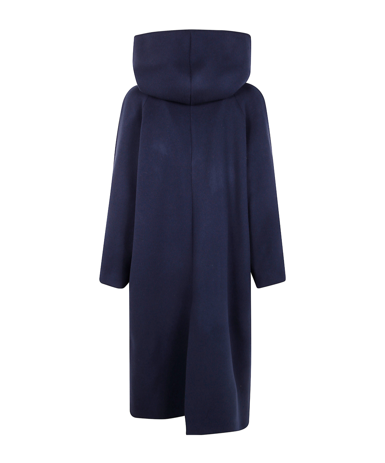 Antonelli Hooded Long-sleeve Coat In Blue