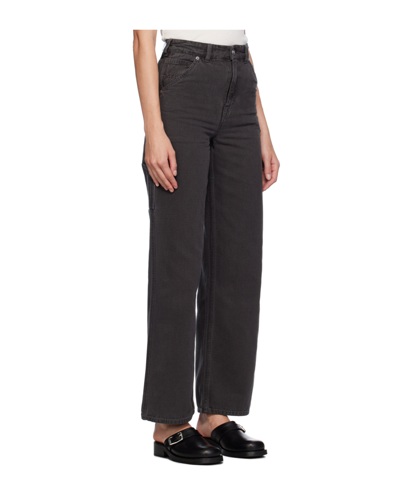 Our Legacy Trade Five-bag Jeans In Black