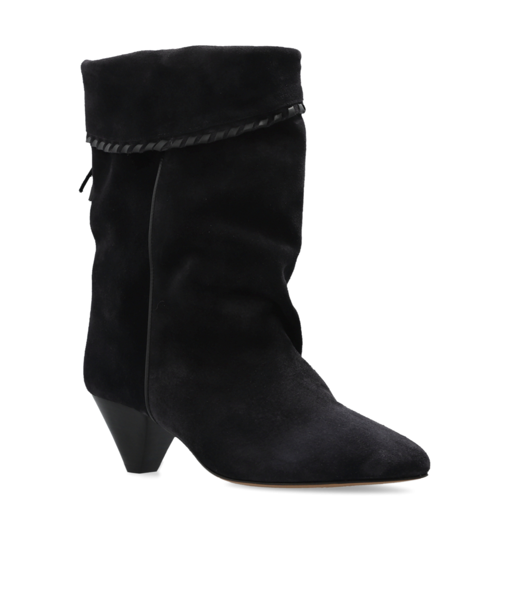 Isabel Marant Pointed Short Boots In Black