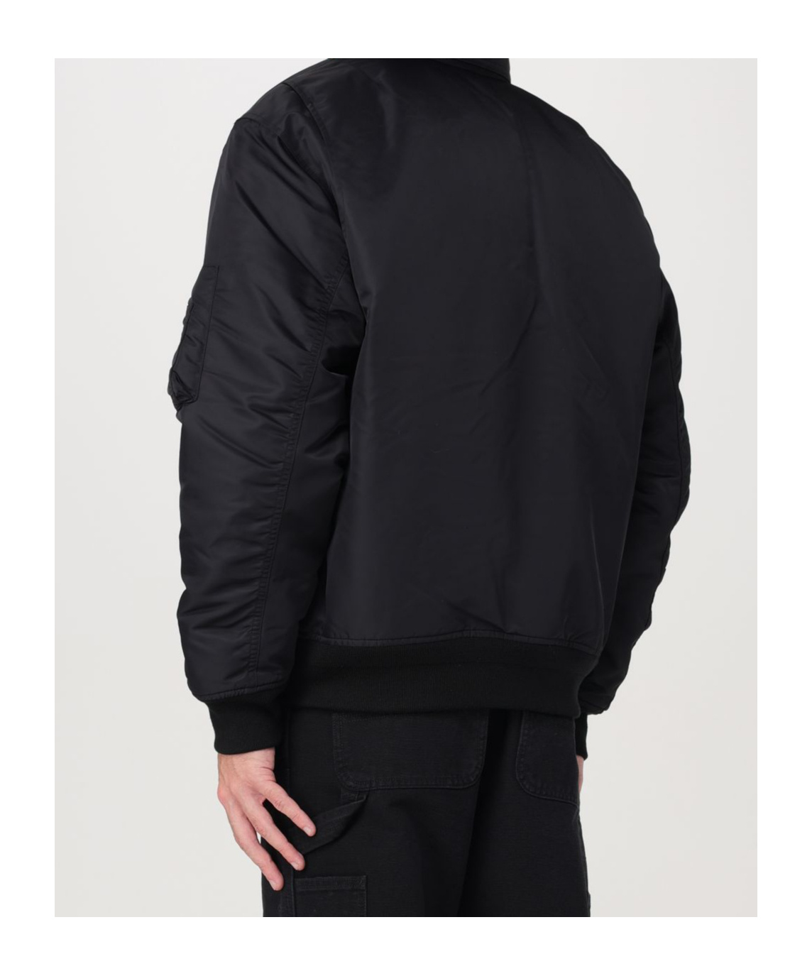 Carhartt Olten Bomber Jacket In Black