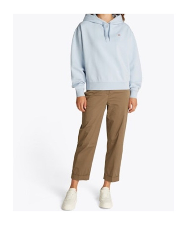 Tommy Hilfiger Long Sleeve Hooded Sweatshirt In Blue