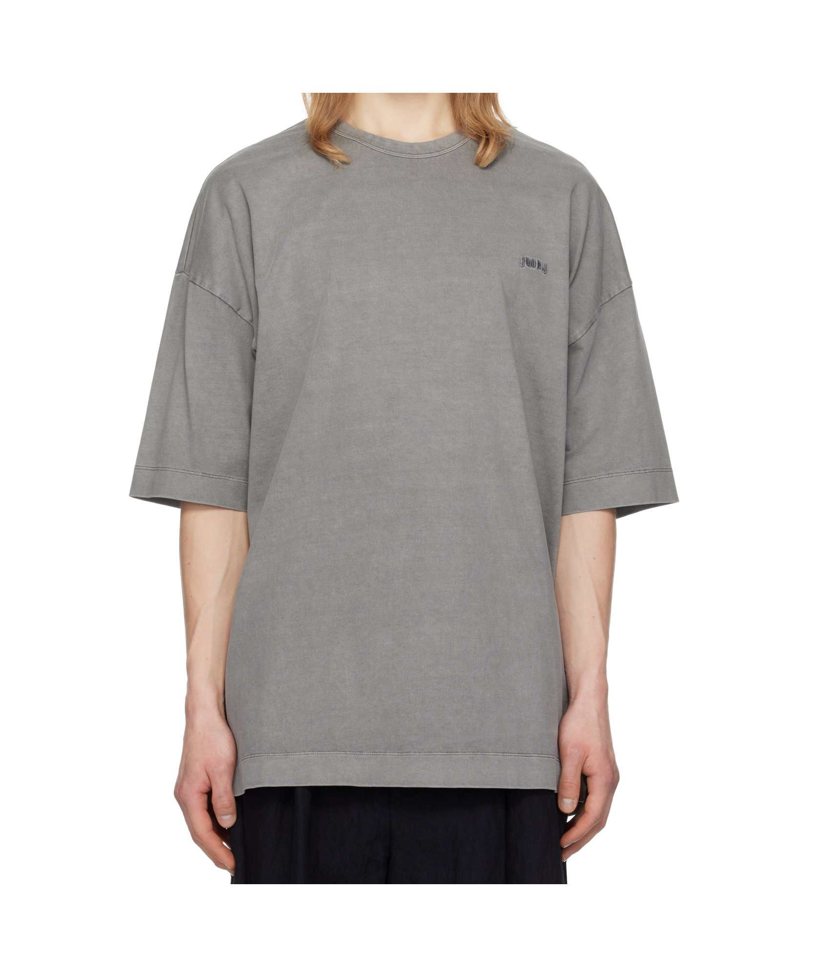 Shop Juunj Short-sleeved T-shirt In Gray