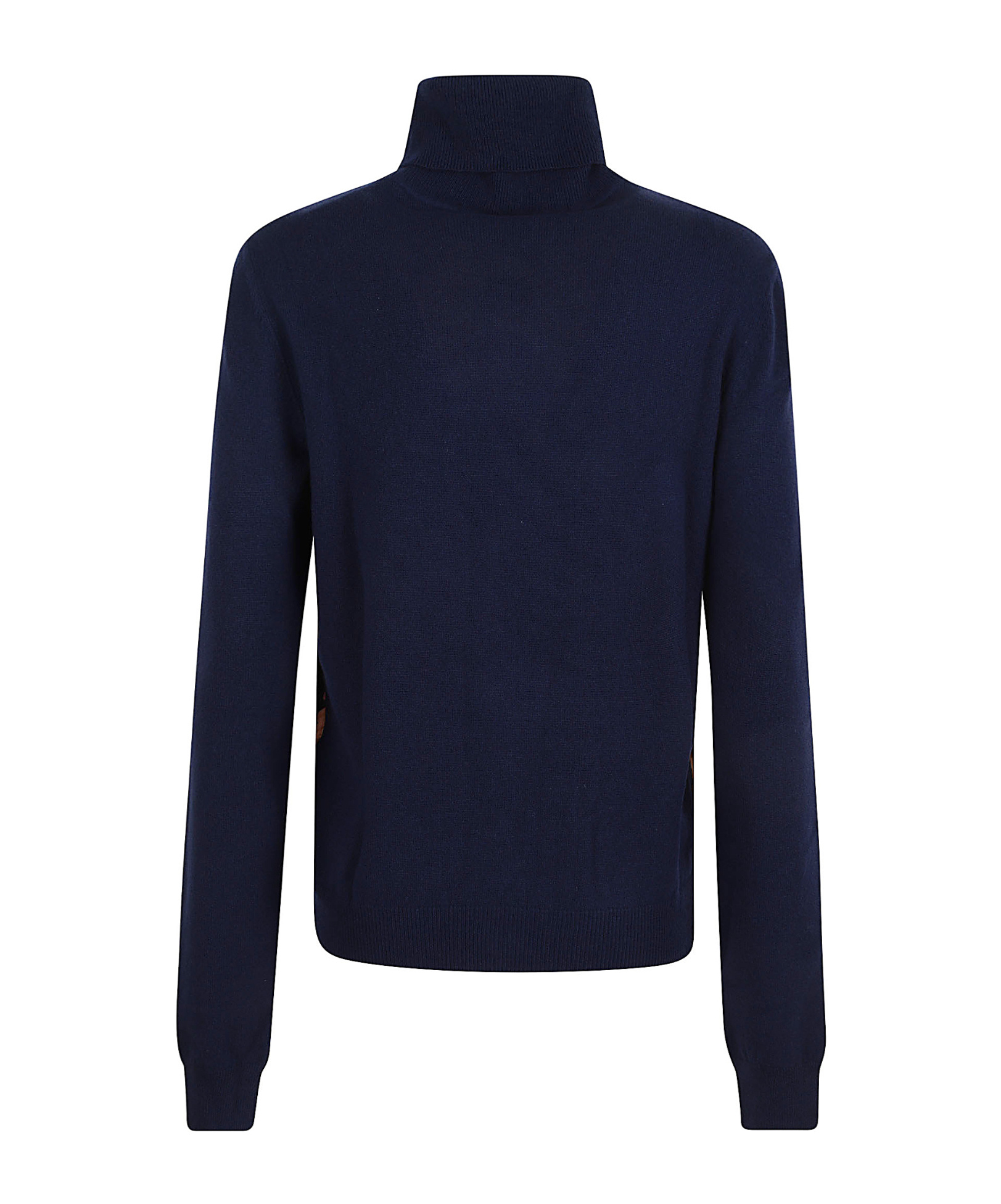 Etro Roll-neck Printed Sweater In Black