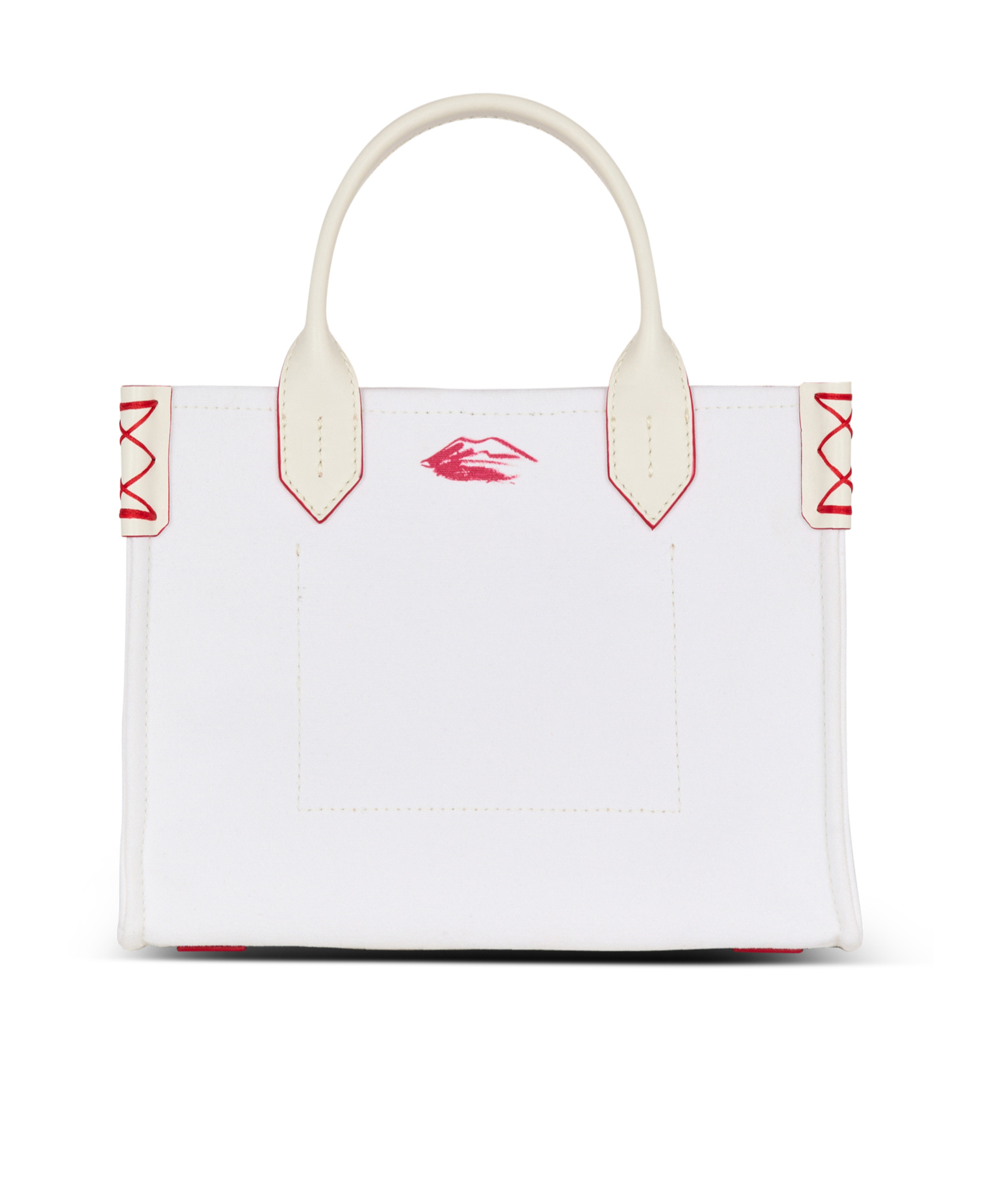 Balmain B-army Tote Bag In White